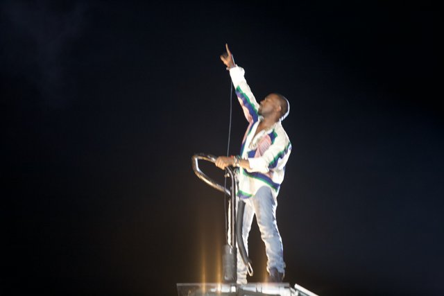 Kanye West Takes the Stage at O2 Arena in London
