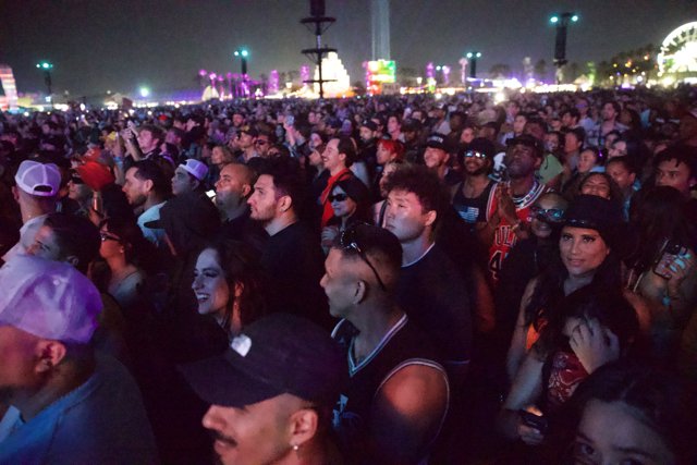 Electric Nights at Coachella 2024: A Kaleidoscope of Faces and Lights