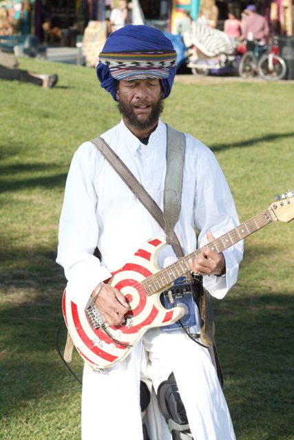 Guitarist in Turban