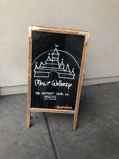 Disneyland Chalkboard Sign