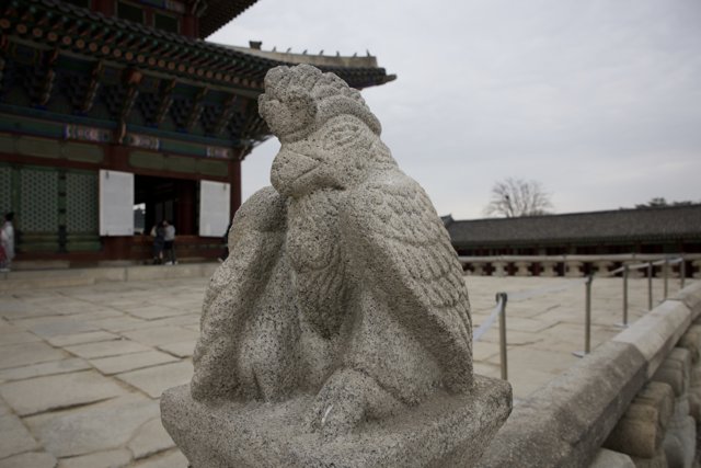 The Sentinel of the Shrine: A Statue's Tale