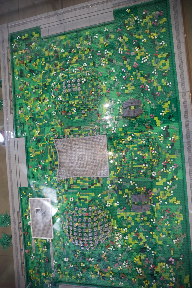 LEGO Garden Design: Aerial View of Miniature Landscape