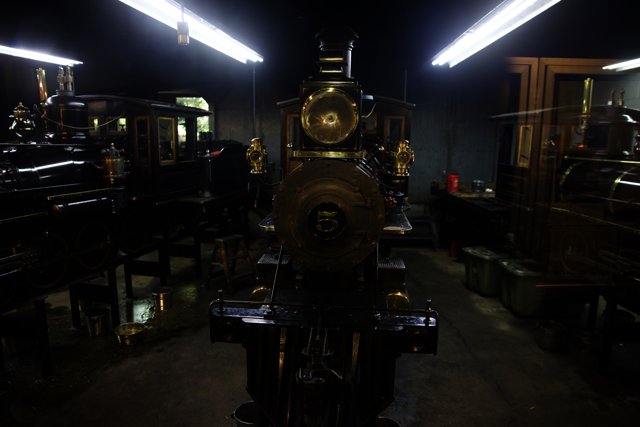 Vintage Train Engine at Tilden Regional Park