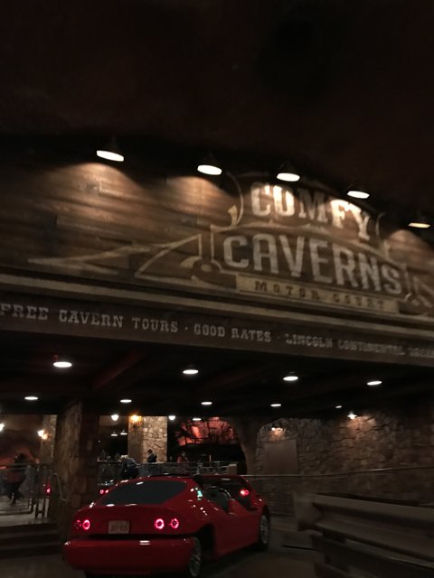 Parked Coupe at Cowboys Caverns