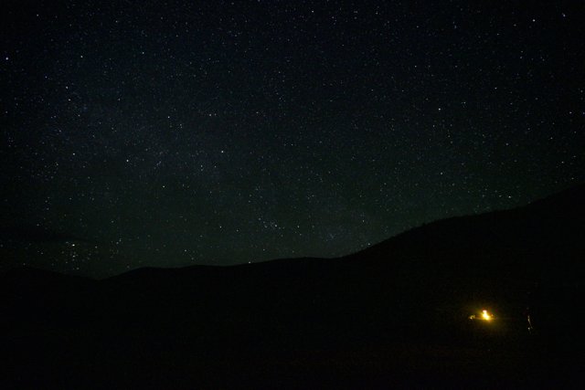 Camping Under The Starry Sky