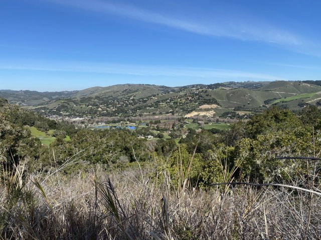 Majestic View of Carmel Valley from a Hillside
