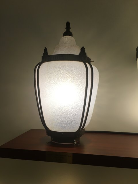 White and Black Lamp in Los Angeles