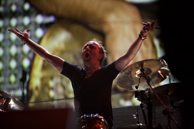 Lars Ulrich Rocks the Big Four Stage