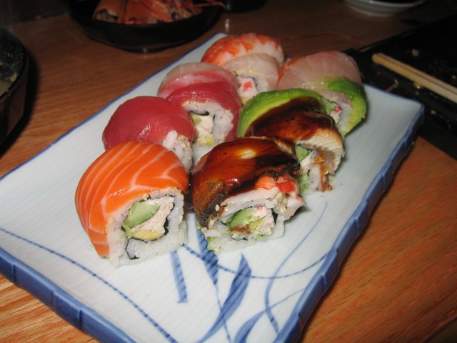 Sushi Delight at the Bar