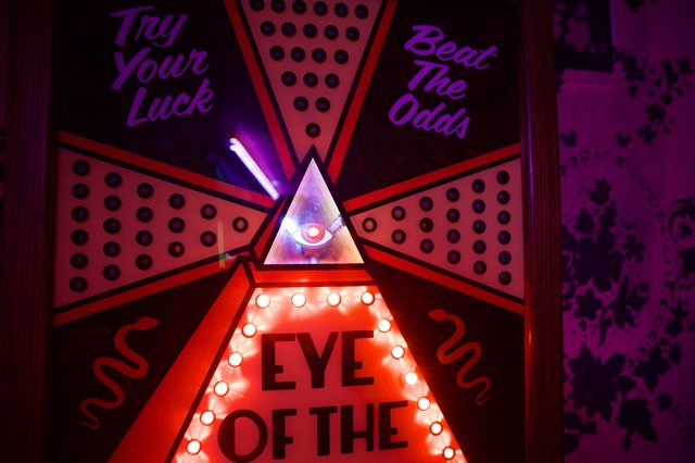Mystic Eye of the Triangle Illuminated Arcade Game