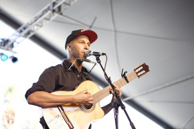 Tom Morello Rocks the Stage with His Guitar