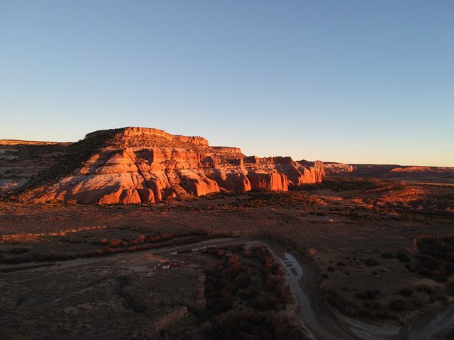 Red Rocks at Sunset on the Navajo Nation