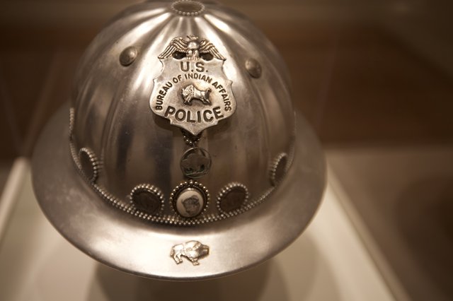Historic U.S. Bureau of Indian Affairs Police Helmet