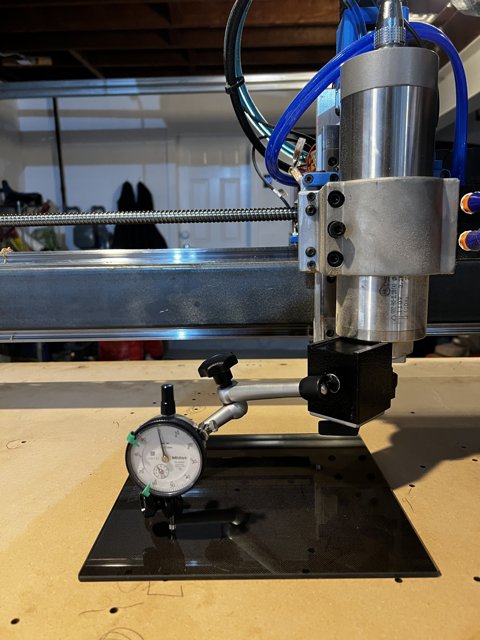 Precision Gauge on Manufacturing Table