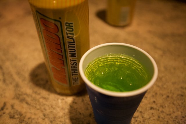 Sipping on Something Green