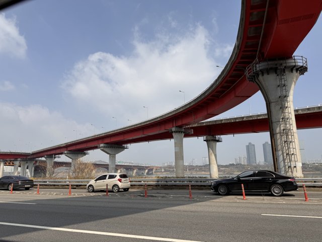 Under the Red Bridge in Seoul