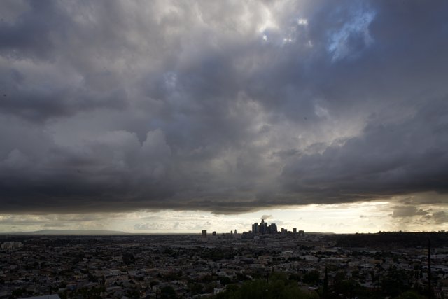 Los Angeles Under the Cumulus Storm