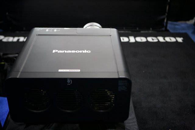 Panasonic DLP-P1 Projector in Action