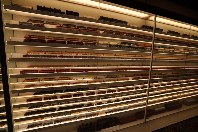 Extensive Model Train Collection Display at Sacramento Museum