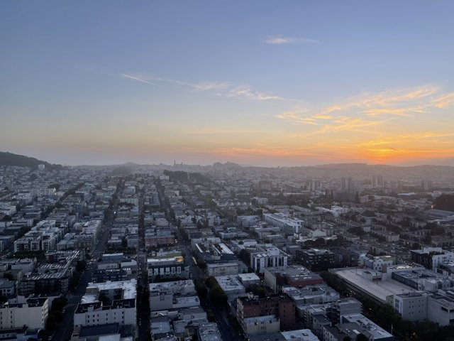 The Majestic San Francisco Skyline at Sunset