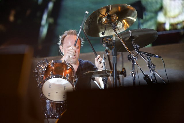 The Beat of the Big Four - Drummer on Stage