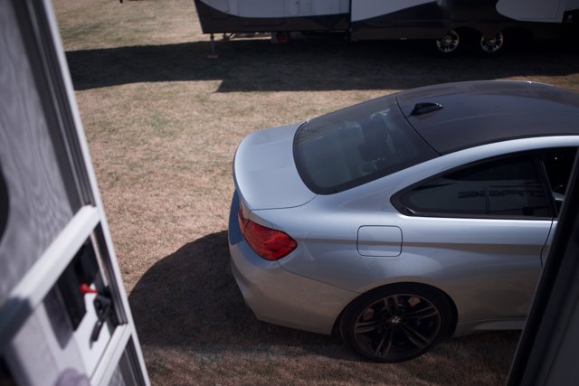 BMW M4 Coupe on the Field