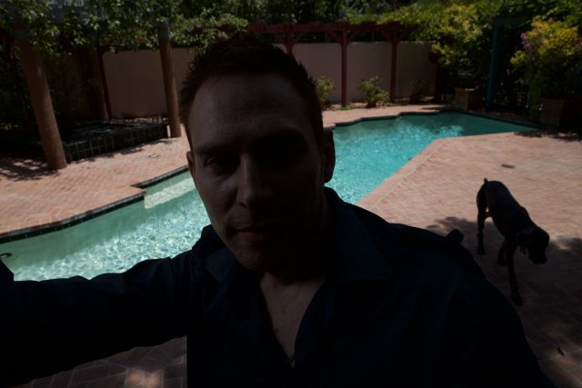 Poolside Selfie at the Resort