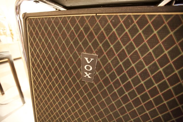 The Vox AC30 Head and Cab on Display at the Museum of Making Music