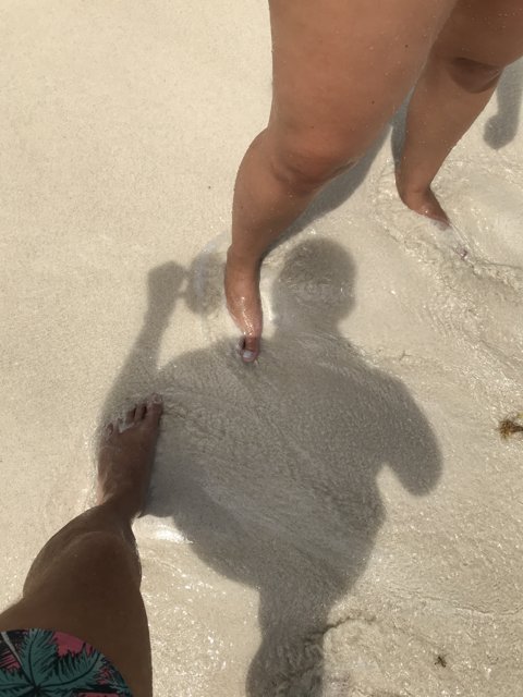 Sandy Toes with a Little One