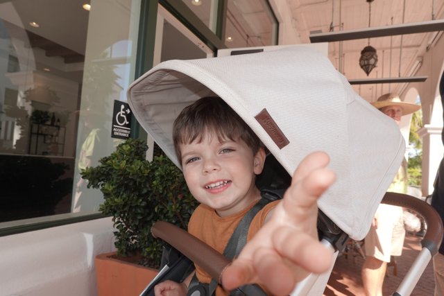 Sunlit Smiles and Stroller Adventures
