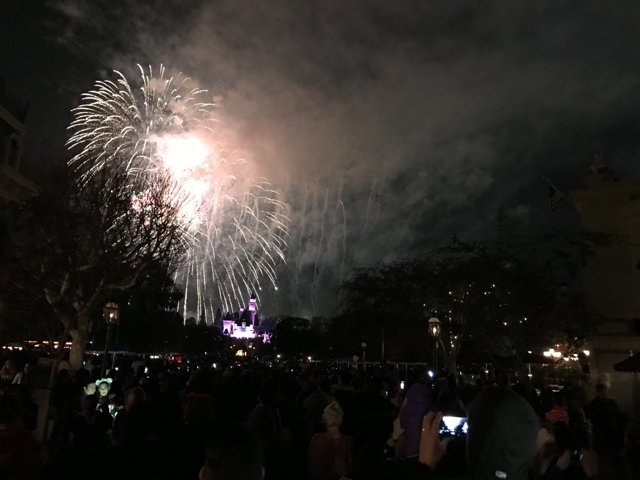 Disneyland Fireworks Spectacular Lights Up the Night Sky!