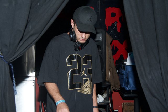 DJ S in Black