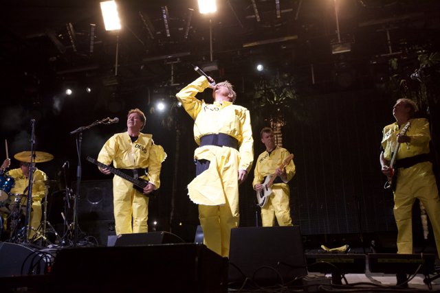 Yellow Suits on Stage