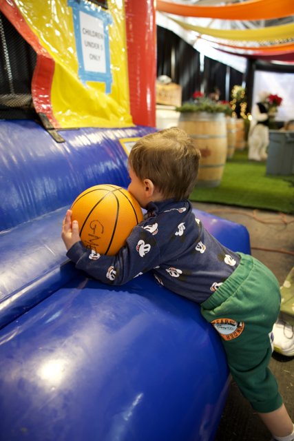 Game Time at Fort Mason: Wesley's Bouncing Basketball Adventure