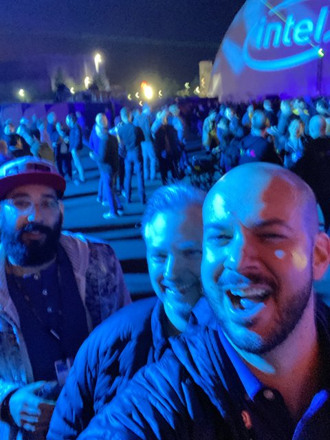Selfie at the Intel Night Club