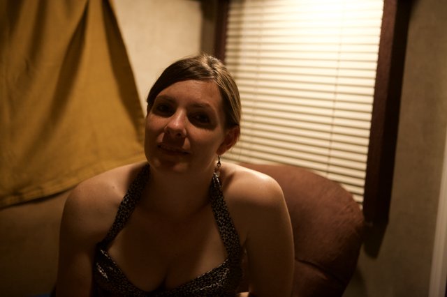 Candid Portrait of Woman at Coachella Festival 2007