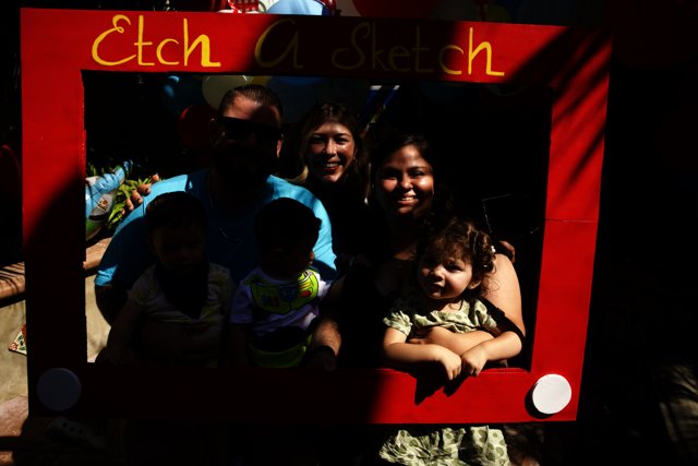 Etch-a-Sketch Adventure: Wesley's First Birthday Bash!