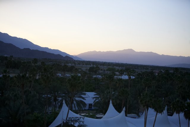 Serene Sunset in Coachella Valley