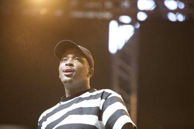 YG is all Smiles on Coachella Stage