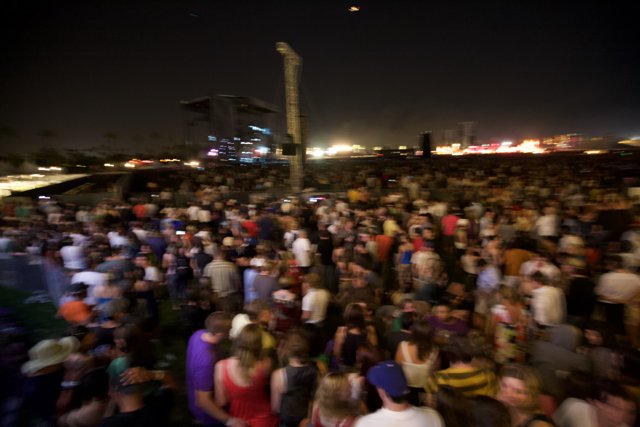 Coachella Music Festival Comes to Life at Night