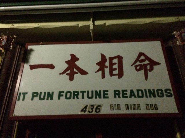 Fortune Telling in Chinatown