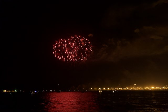 Fireworks Lighting Up the Night Sky