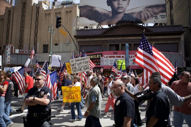 Patriotic Protesters Take to the Streets