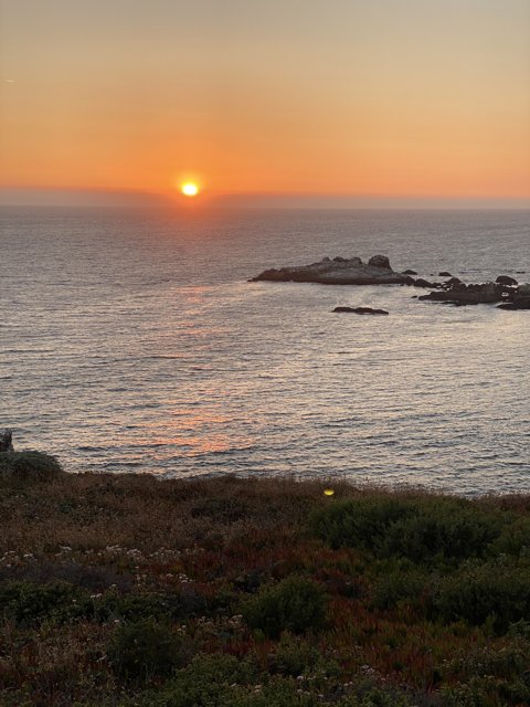 Lighthouse Horizon at Sunset