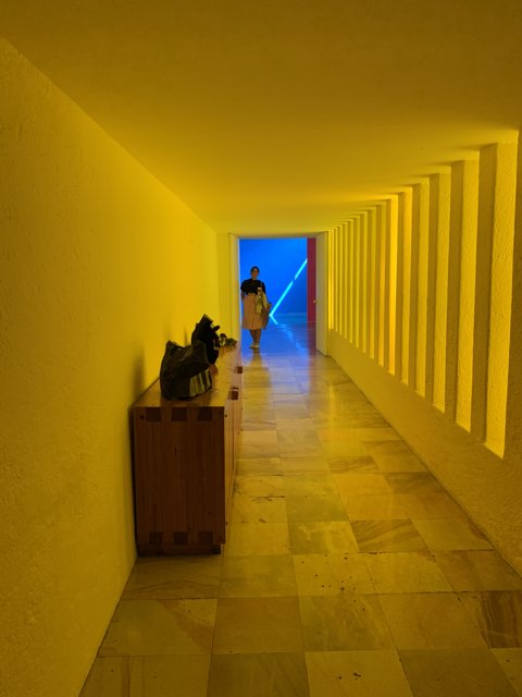 Illuminated Hallway