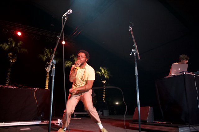 Yellow Shirted Performer Lights Up Crowd at Coachella