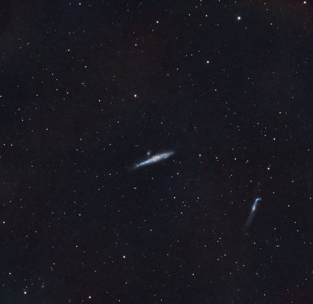 NGC 4631 - The Whale Galaxy in Narrowband SHO Palette