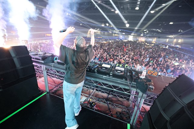 DJ Hypes Massive Crowd at Wobbleland 2026