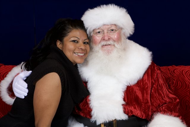 Hugs and Holiday Cheer with Santa Claus