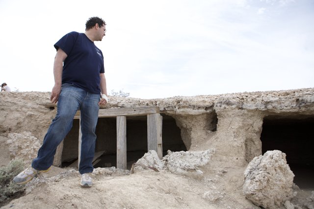 Dave B explores an archaeological shelter
